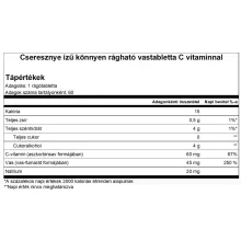 Szőlő ízű könnyen rágható VASTABLETTA C VITAMINNAL