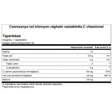 Cseresznye ízű könnyen rágható VASTABLETTA C VITAMINNAL